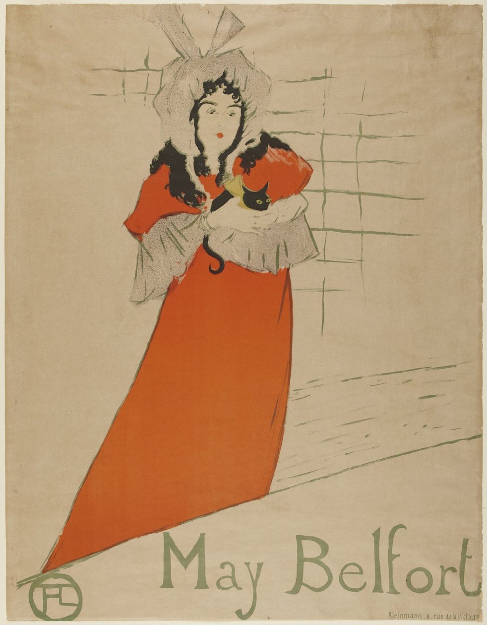 May Belfort door Henri de Toulouse-Lautrec