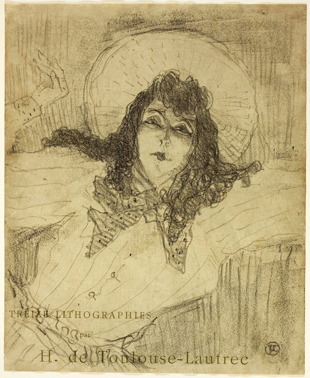 May Belfort, uit Treize Lithographies door Henri de Toulouse-Lautrec