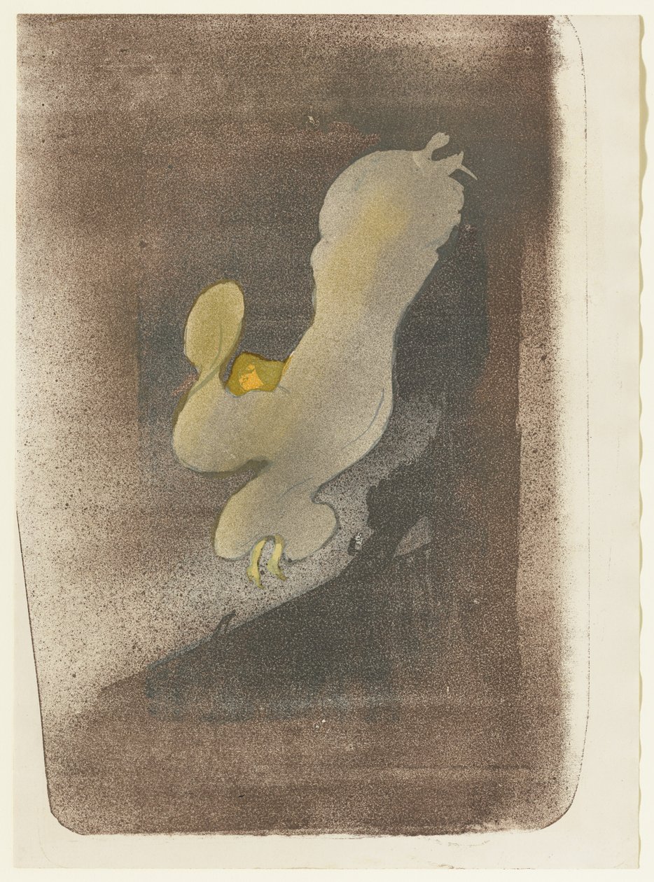 Miss Loïe Fuller door Henri de Toulouse-Lautrec