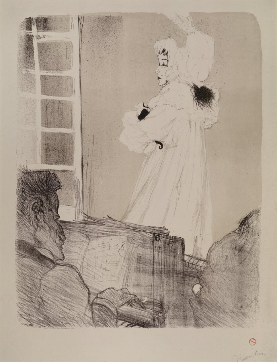 Miss May Belfort door Henri de Toulouse Lautrec