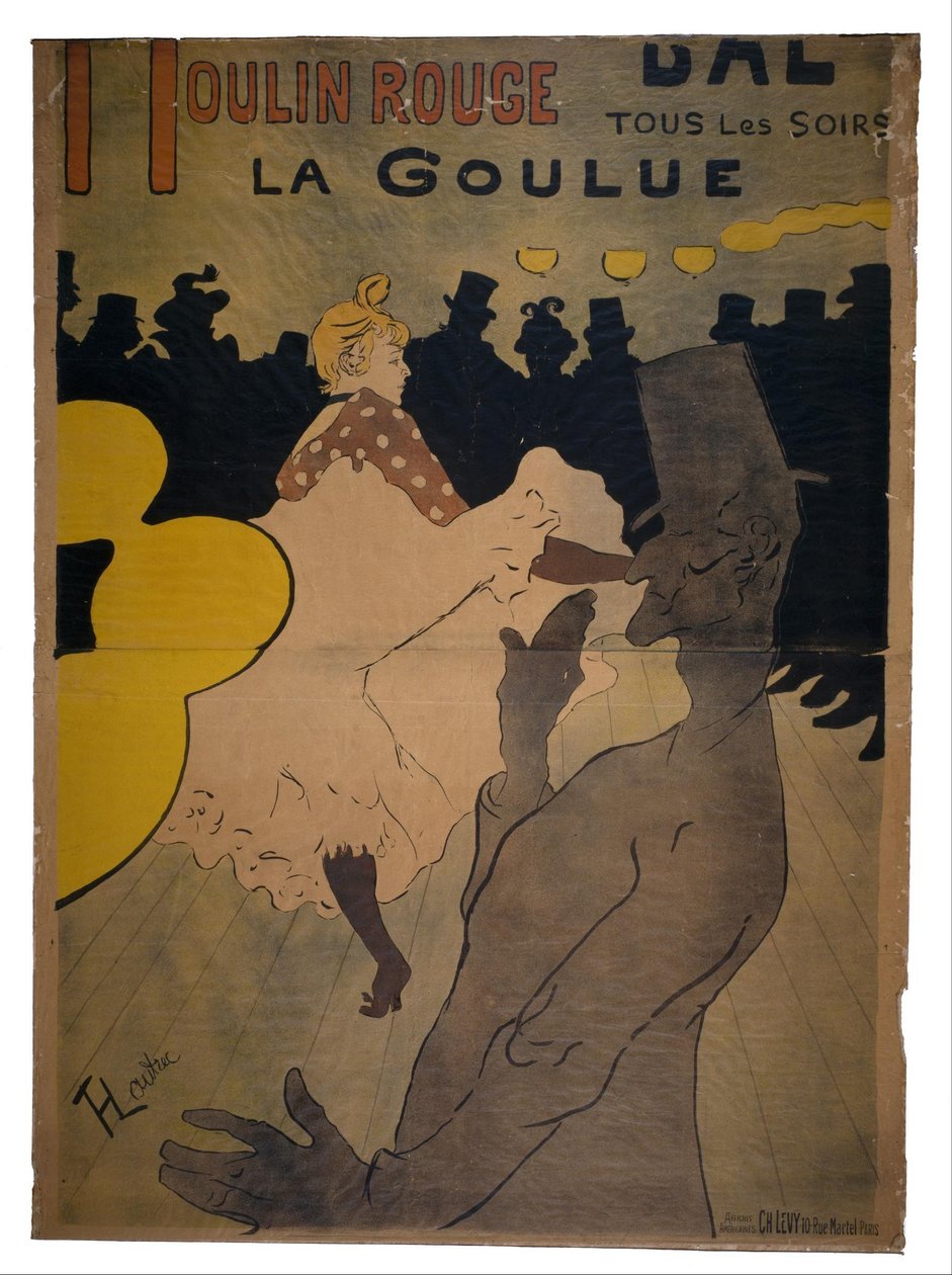 Moulin Rouge, 1891 door Henri de Toulouse-Lautrec