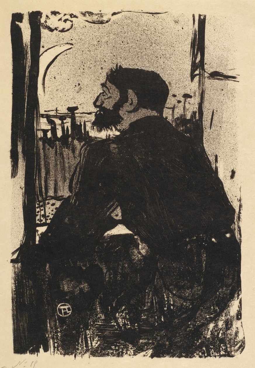 Slapeloze nacht door Henri de Toulouse-Lautrec