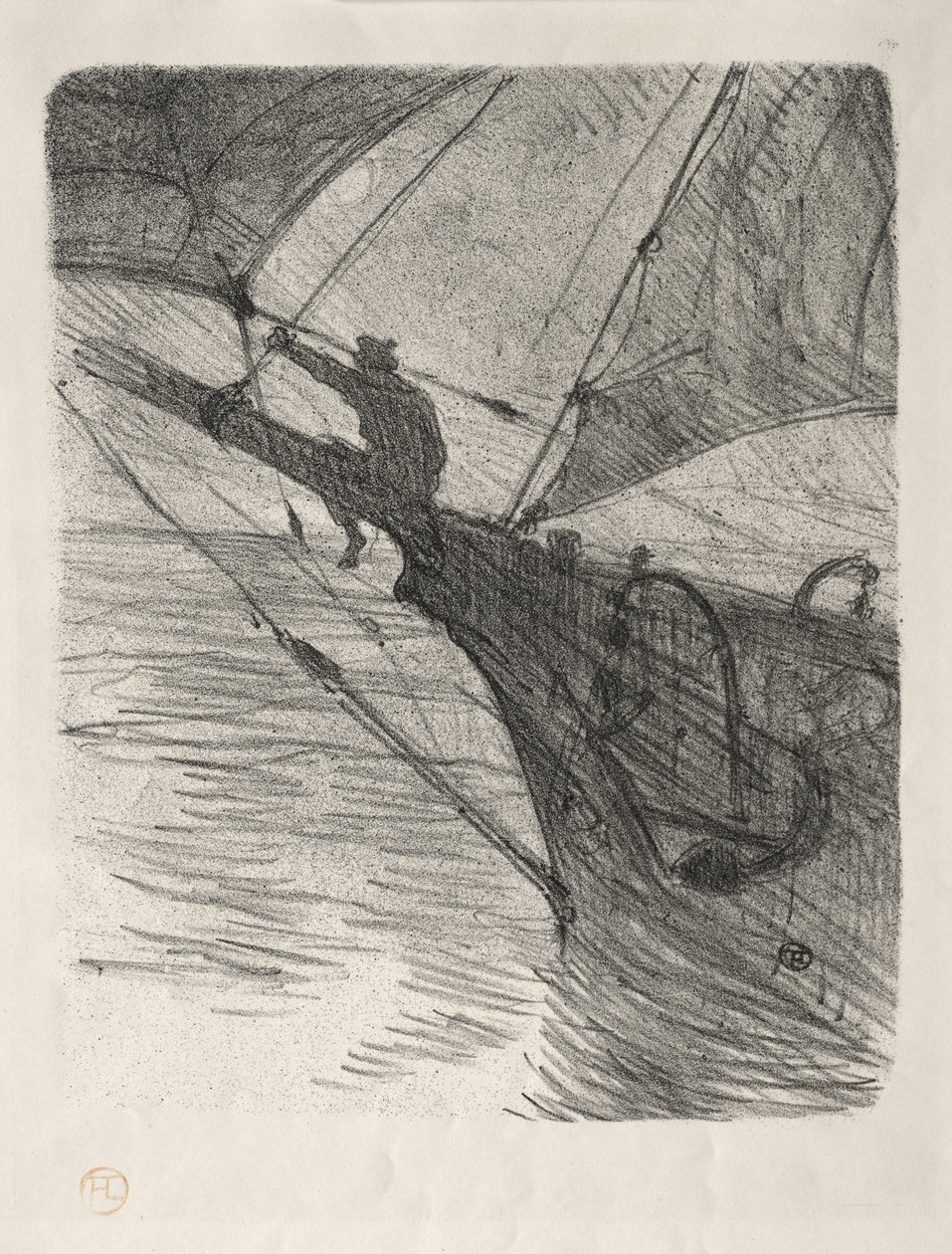 Oceano Nox door Henri de Toulouse-Lautrec