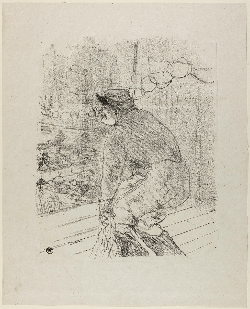 Polin, uit Treize Lithographies door Henri de Toulouse-Lautrec