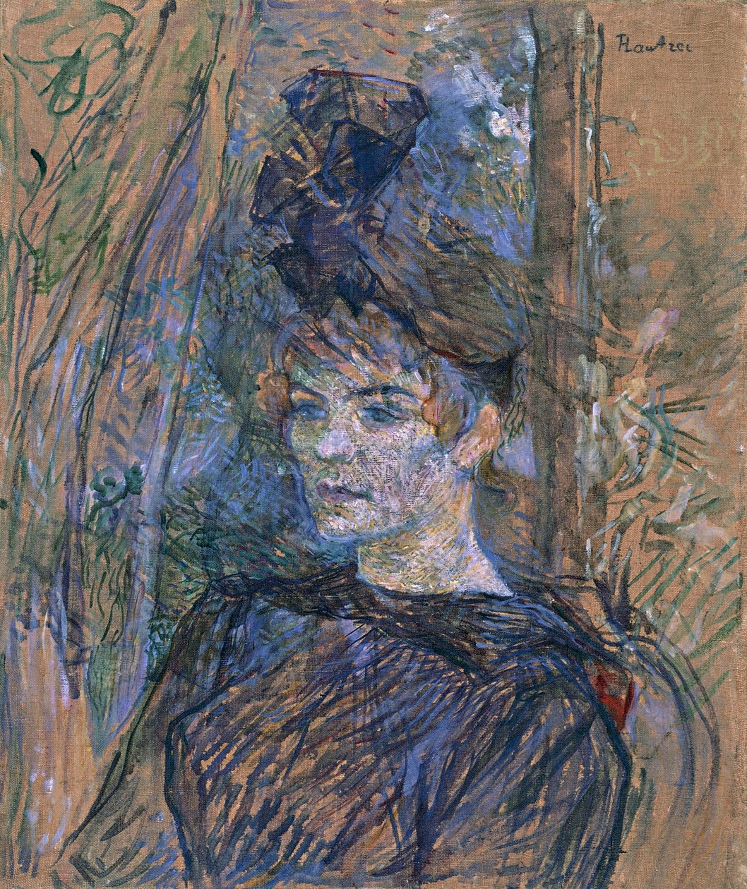Portret van Suzanne Valadon door Henri de Toulouse Lautrec