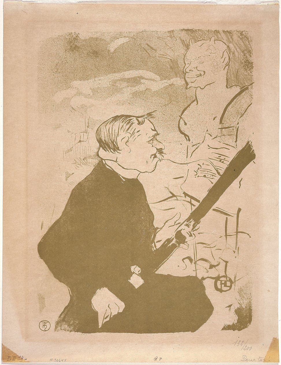 Pour Toil! (Voor jou) 1893 door Henri de Toulouse Lautrec