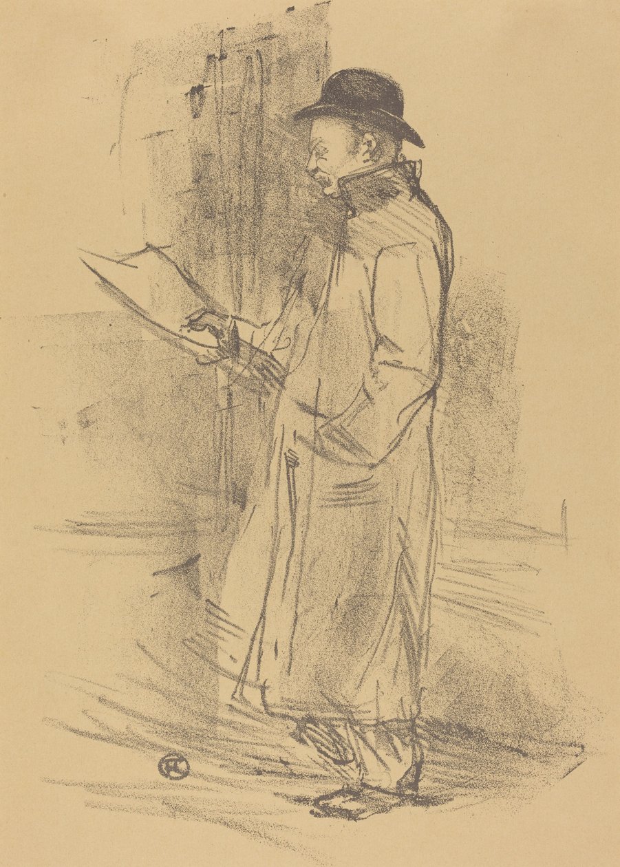 Programma voor "Benefice Gemier" (Programma van de "Bénéfice Gémier") door Henri de Toulouse-Lautrec