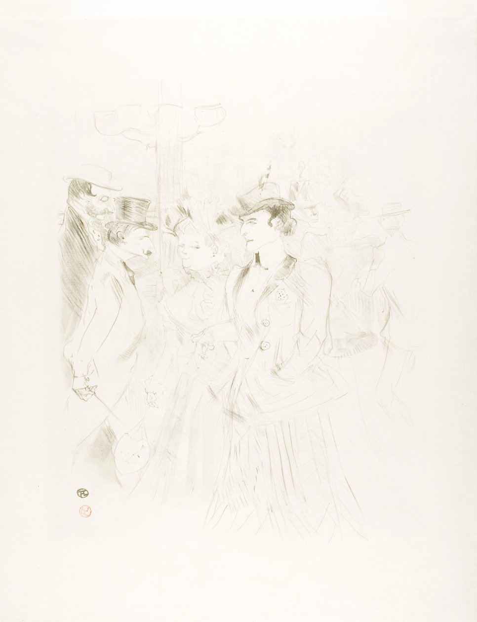 Promenade door Henri de Toulouse-Lautrec