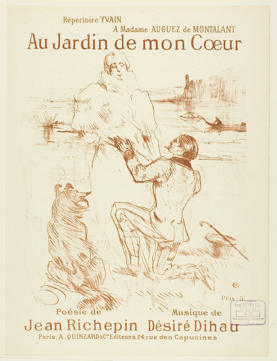 Voorstel (eerste plaat) door Henri de Toulouse-Lautrec