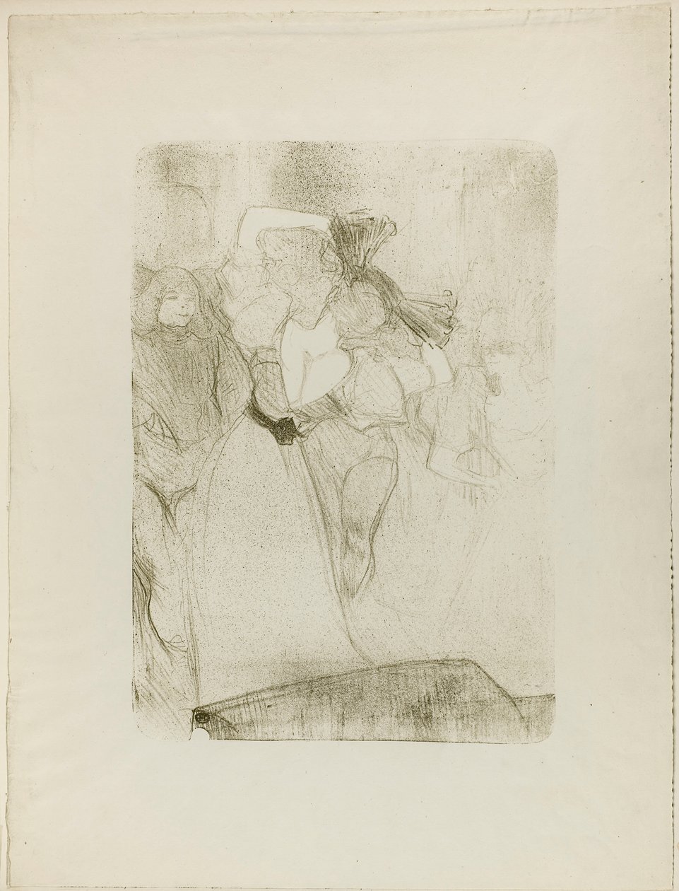 Achteraanzicht van Lender die de Bolero Danst in Chilpéric door Henri de Toulouse-Lautrec
