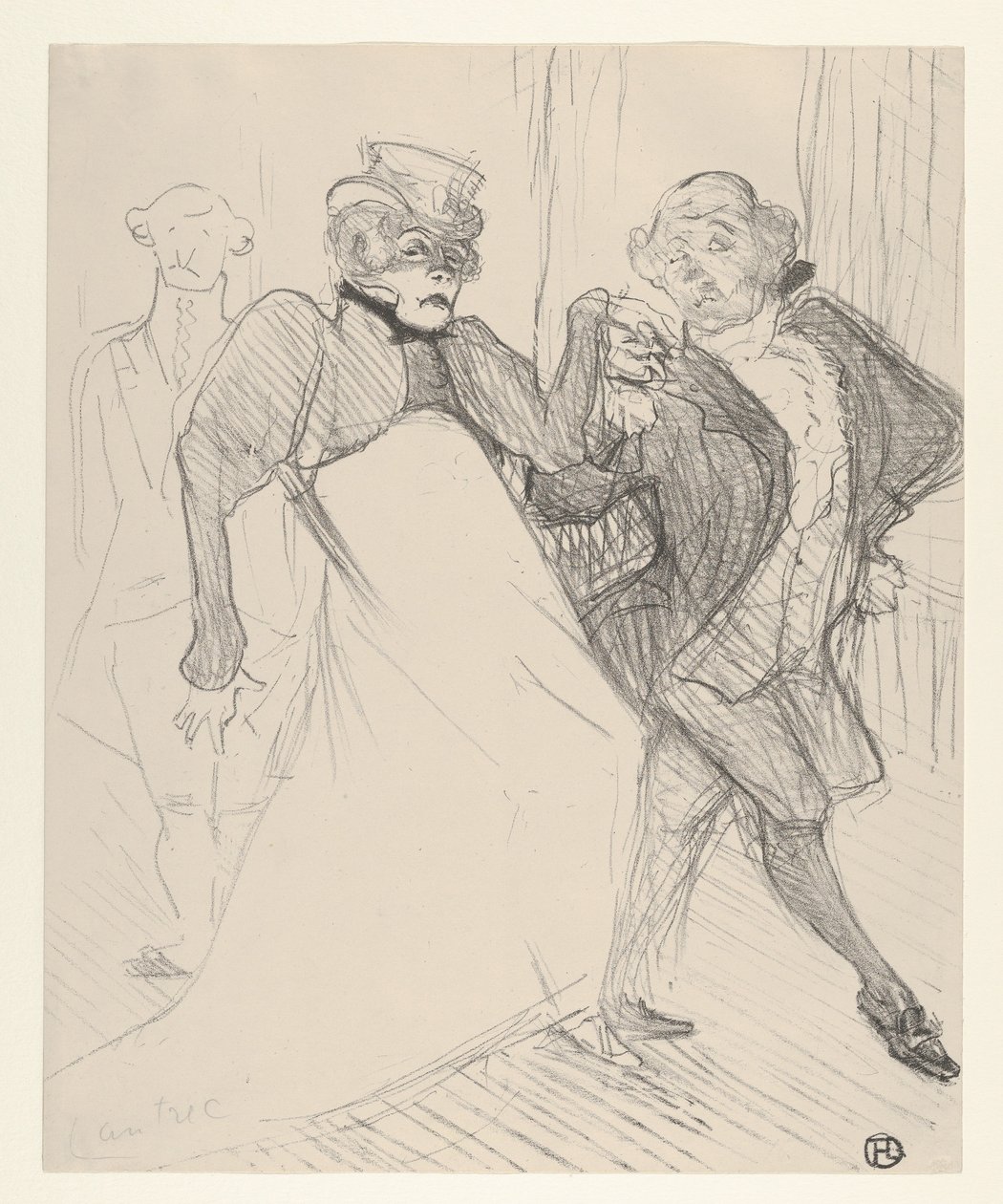 Réjane en Galipaux, in *Madame Sans-Géne* door Henri de Toulouse-Lautrec