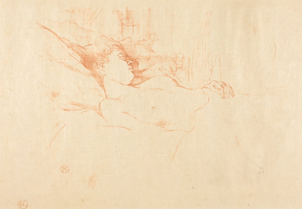 Slaap door Henri de Toulouse-Lautrec