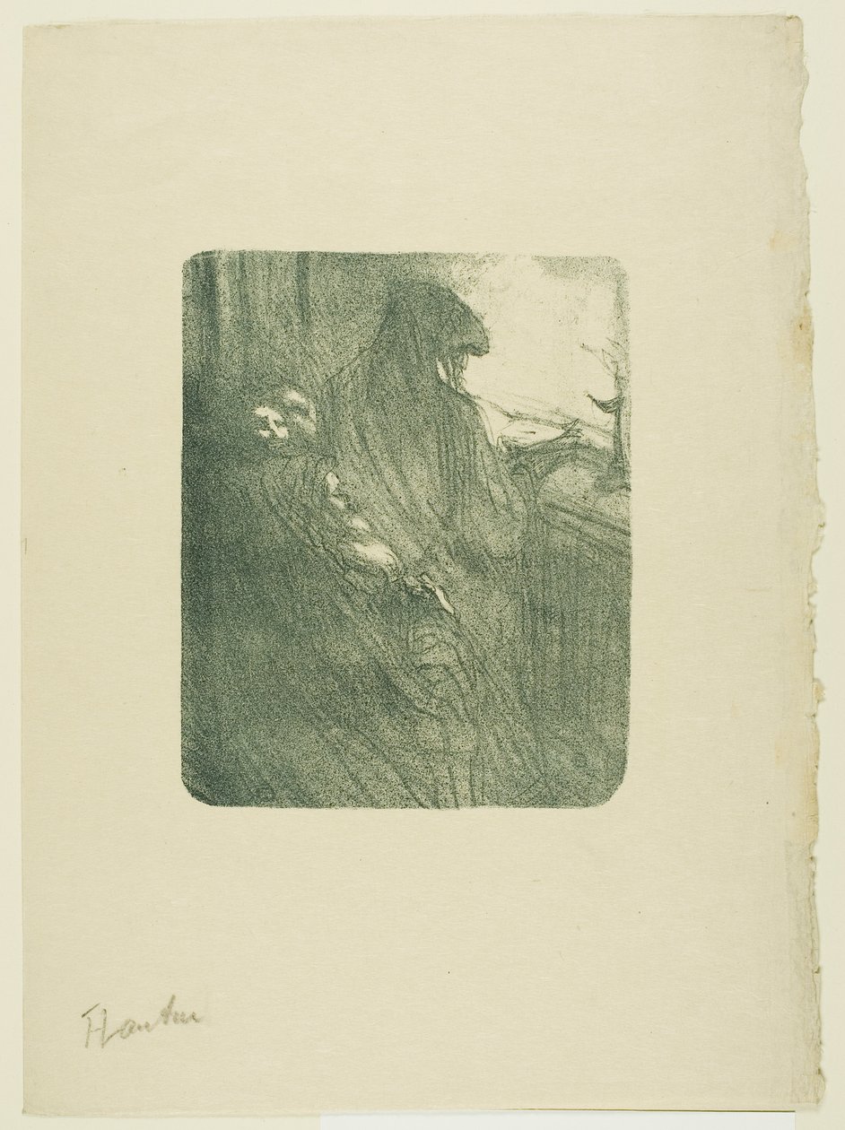 De Oude Flirts, uit Mélodies de Désiré Dihau door Henri de Toulouse-Lautrec