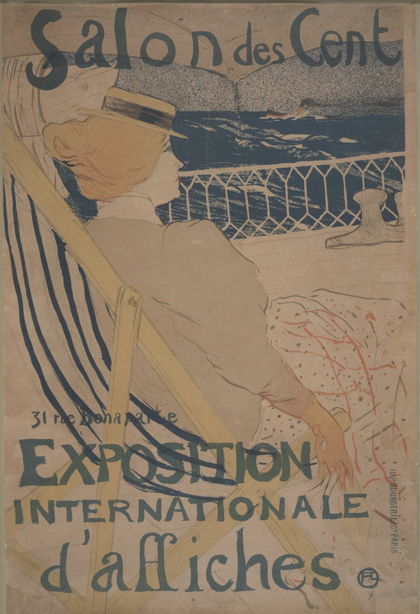 De passagier in hut 54 door Henri de Toulouse Lautrec