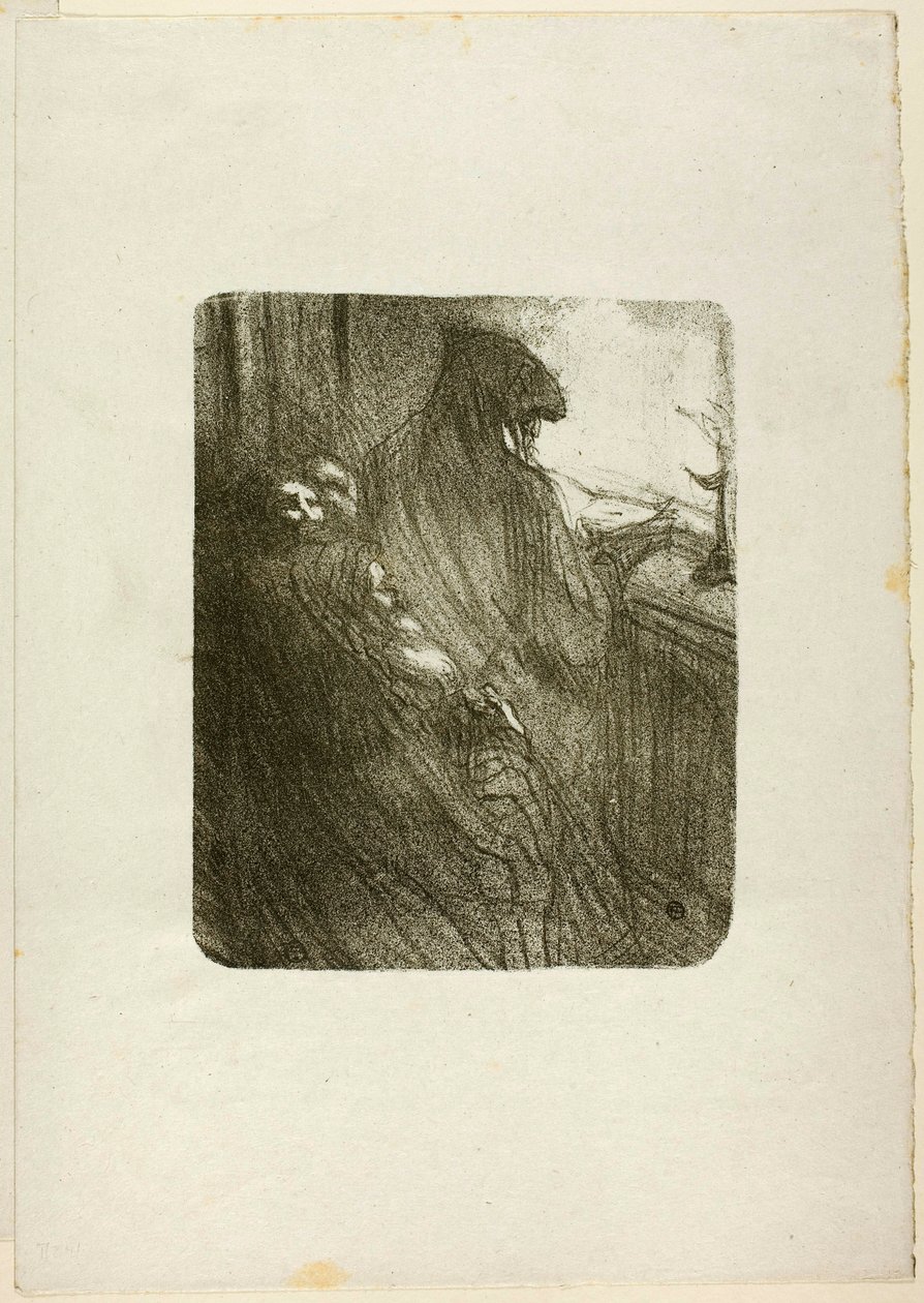 Het gebed van de Poolse Joden, uit Au Pied du Sinaï door Henri de Toulouse-Lautrec