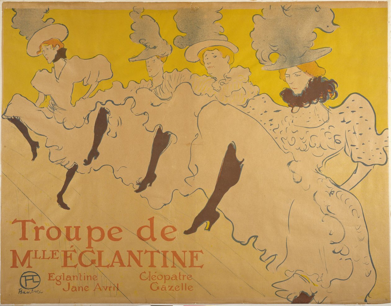 Troep van Mlle Églantine door Henri de Toulouse-Lautrec