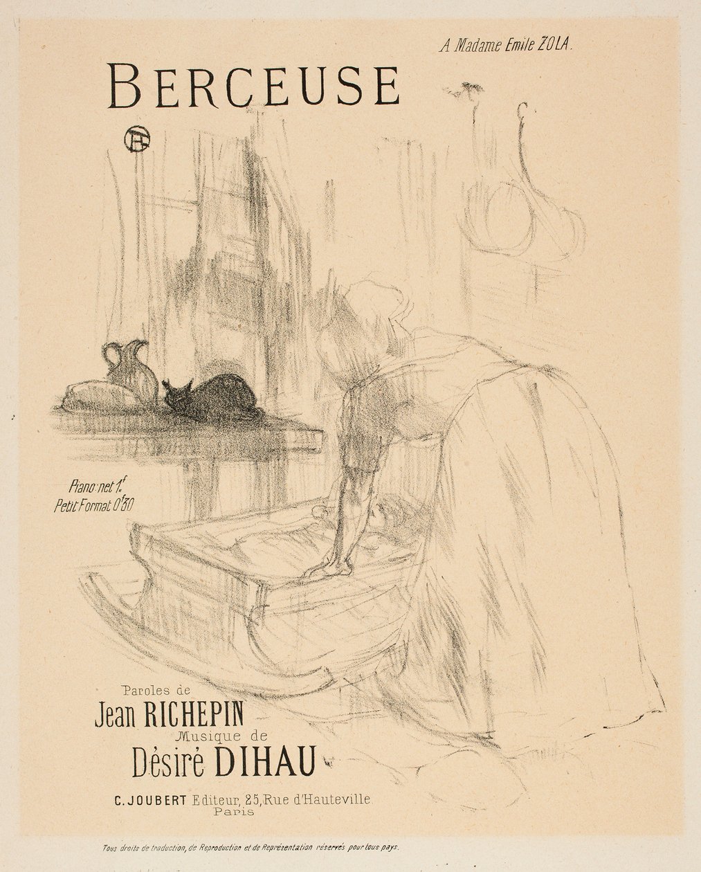 Zonder titel door Henri de Toulouse-Lautrec
