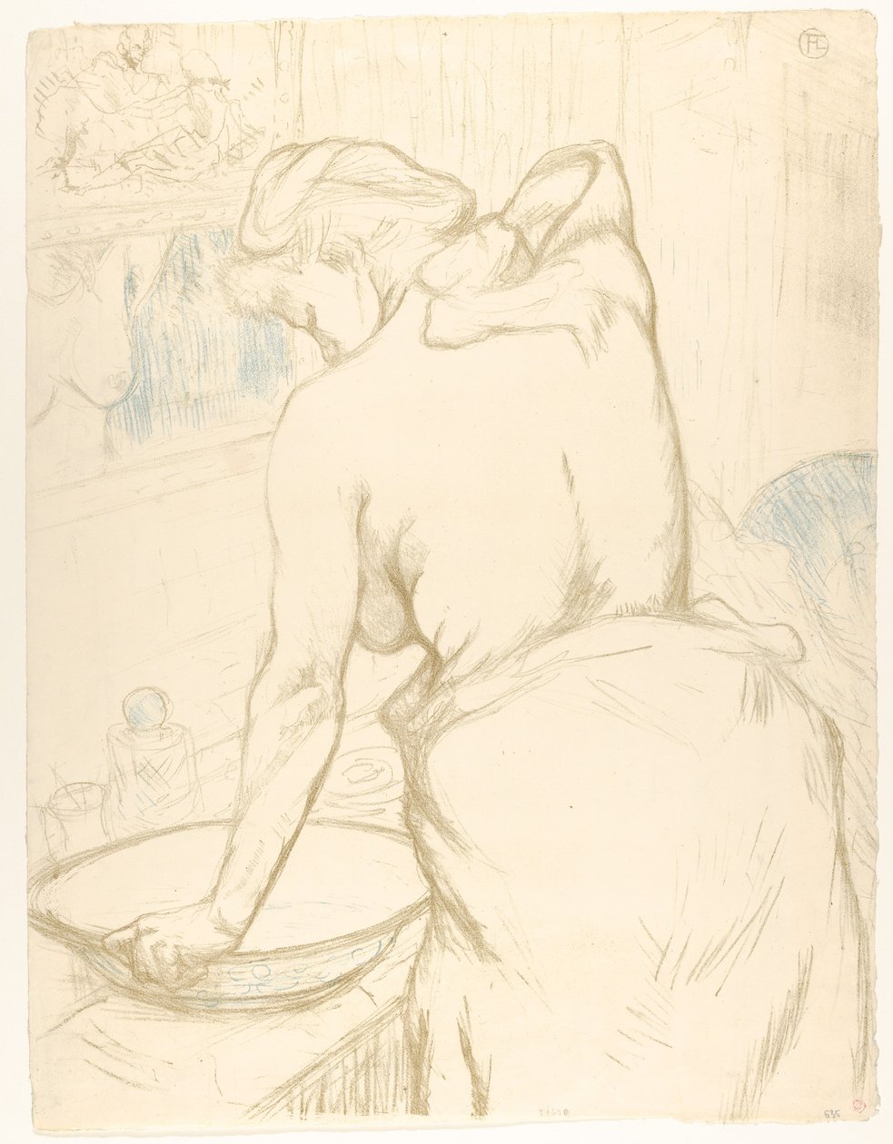 Wassen door Henri de Toulouse-Lautrec