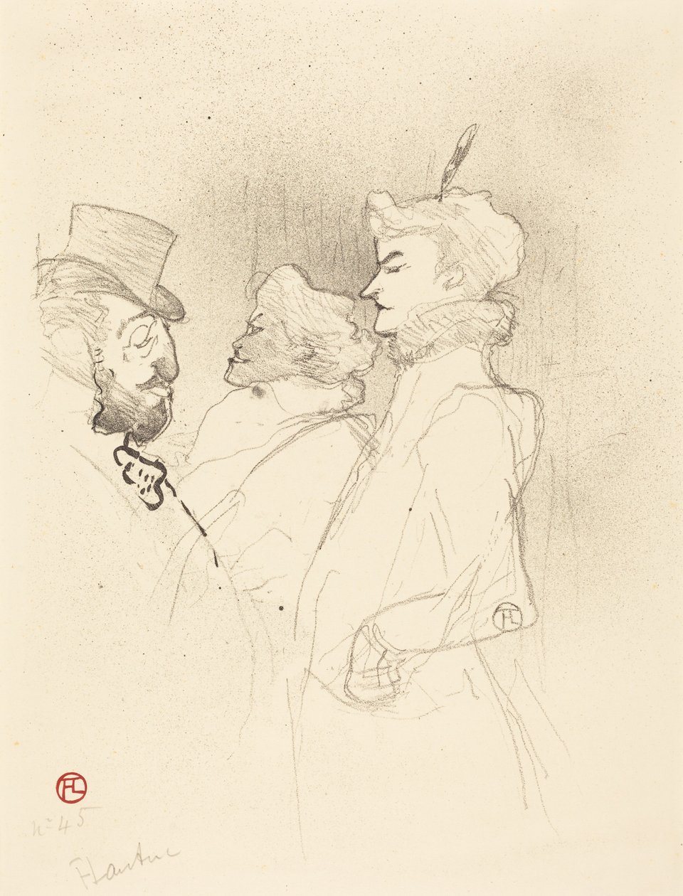 Why Not...Once Is Not a Habit (Waarom niet...Een keer is geen gewoonte) door Henri de Toulouse-Lautrec
