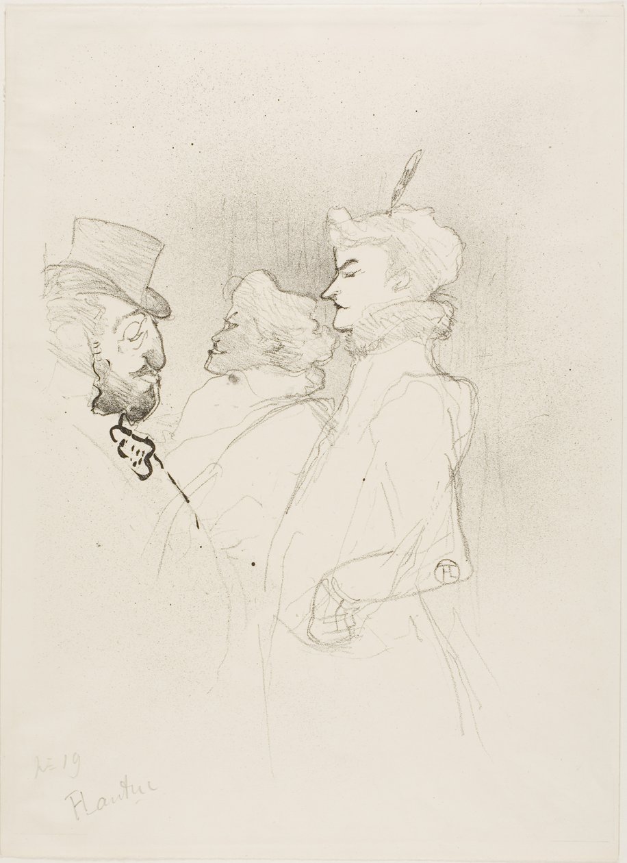 Waarom Niet?... Een Keer Telt Niet door Henri de Toulouse-Lautrec