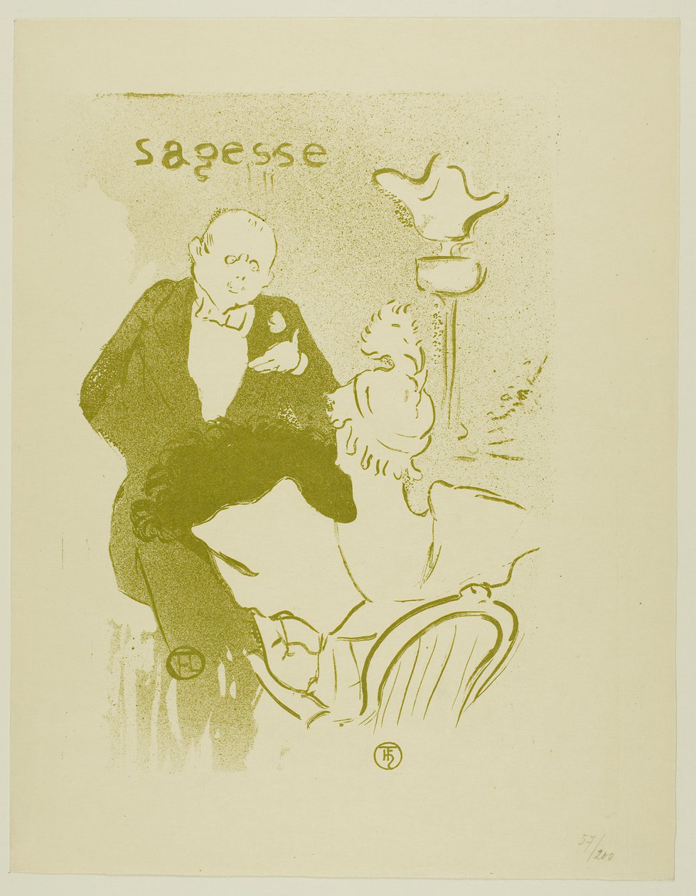 Wijsheid door Henri de Toulouse-Lautrec