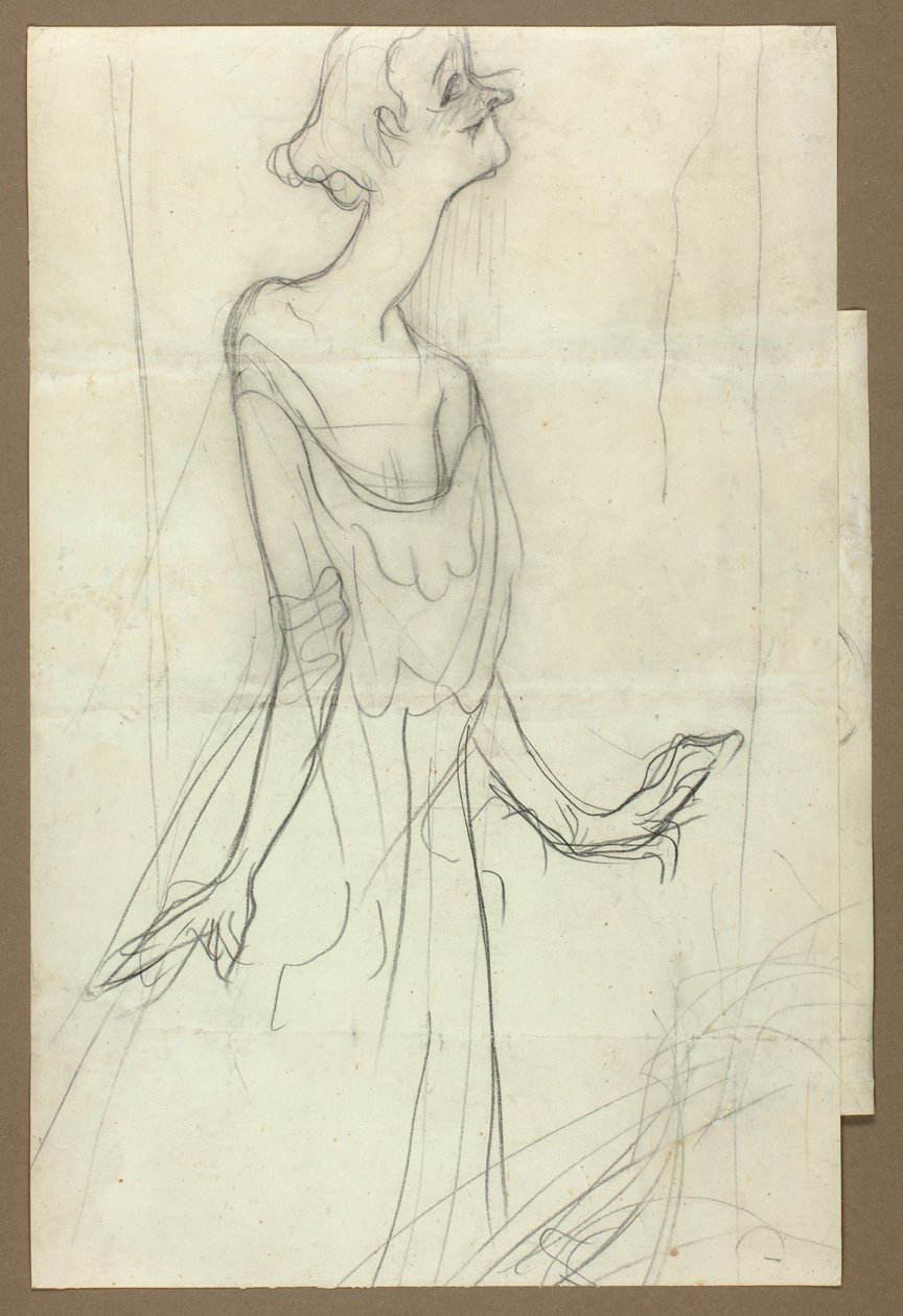 Yvette Guilbert zingt door Henri de Toulouse-Lautrec