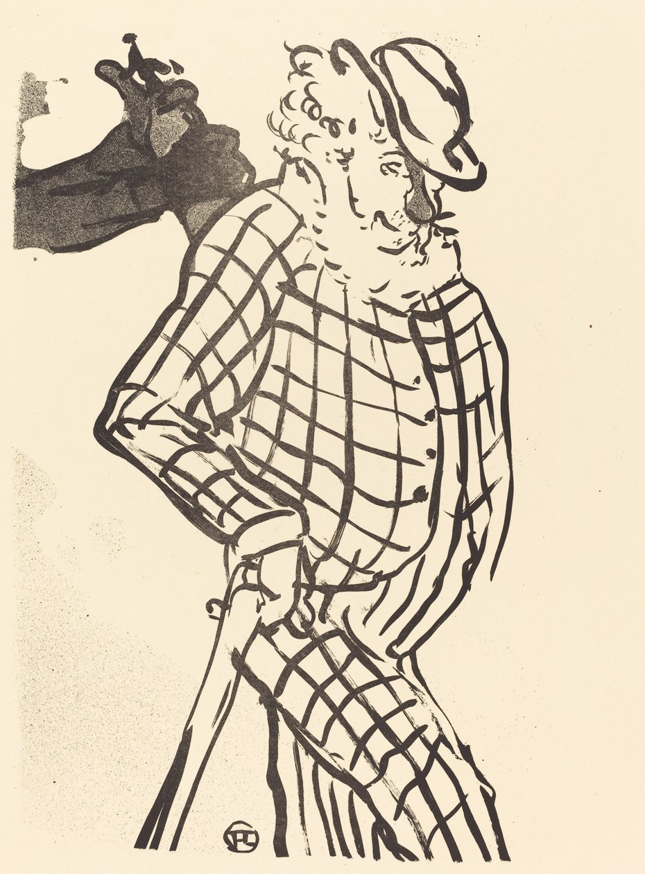 Amerikaanse zanger, 1893 door Henri de Toulouse Lautrec