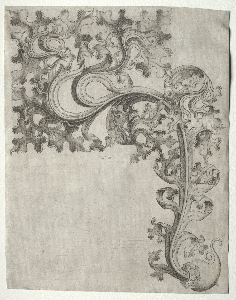 Een Eikenblad Ornament door Henri de Toulouse Lautrec