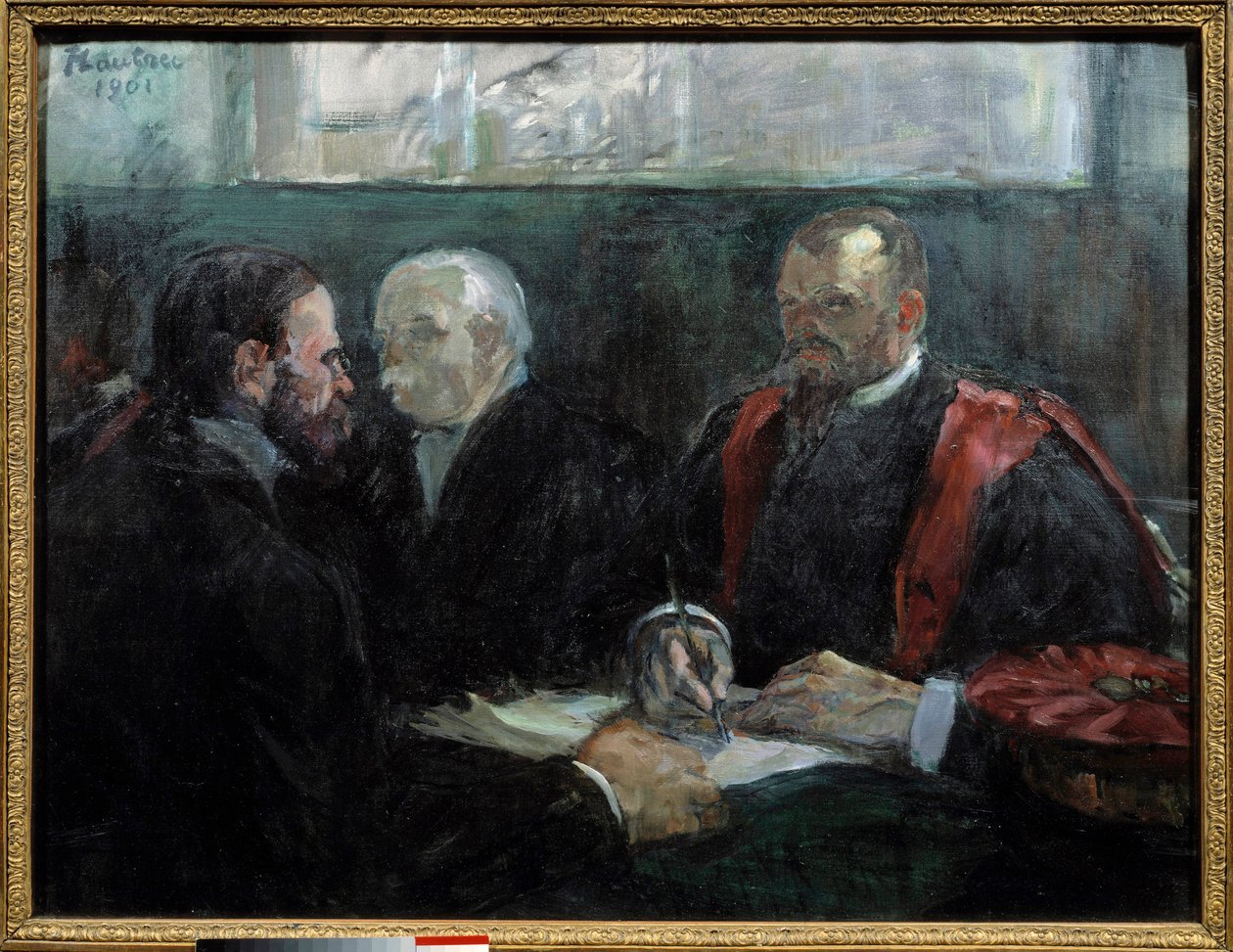 Een examen aan de Faculteit Geneeskunde van Parijs in 1901 door Henri de Toulouse Lautrec