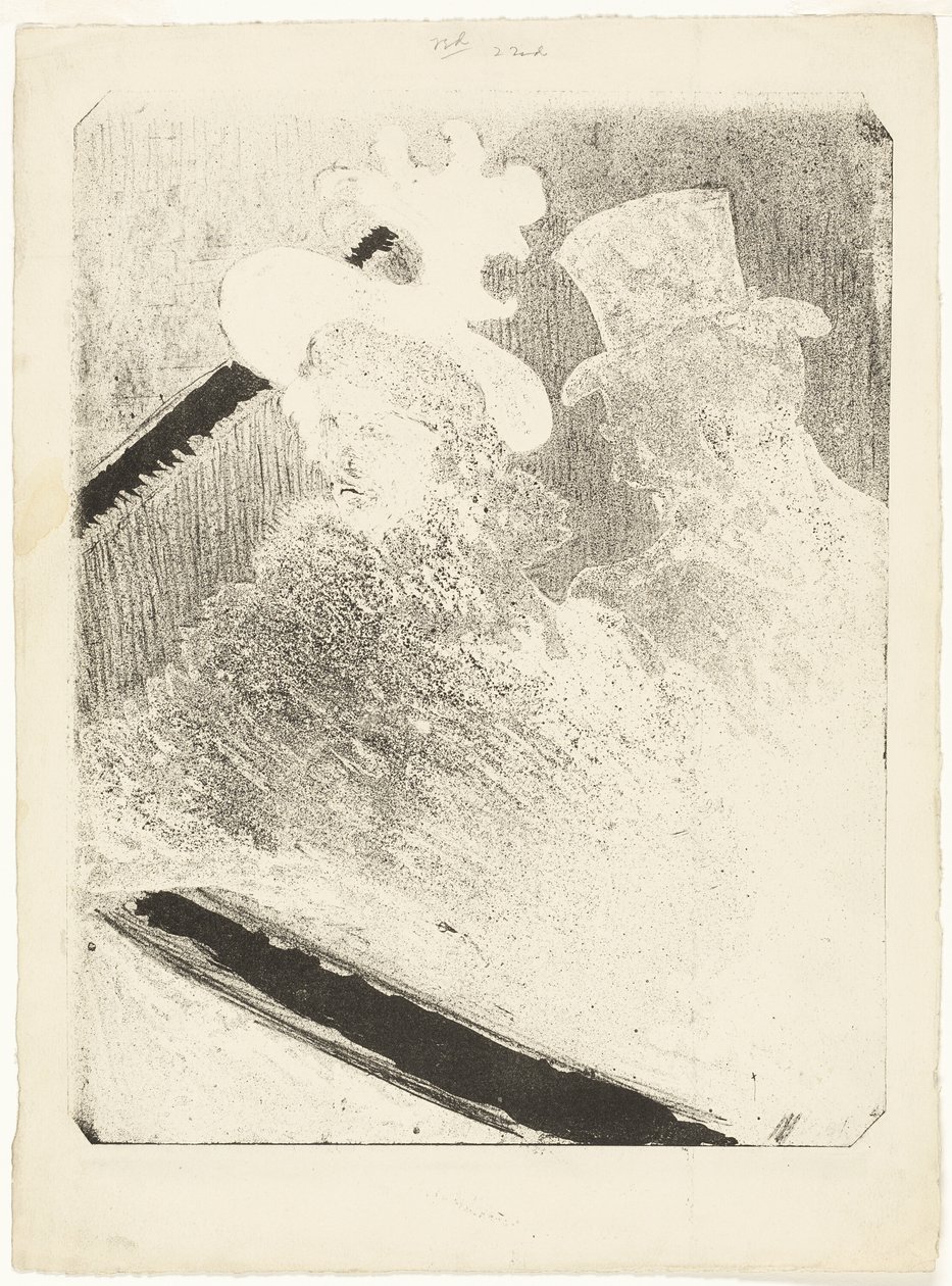 Bij het Concert door Henri de Toulouse Lautrec