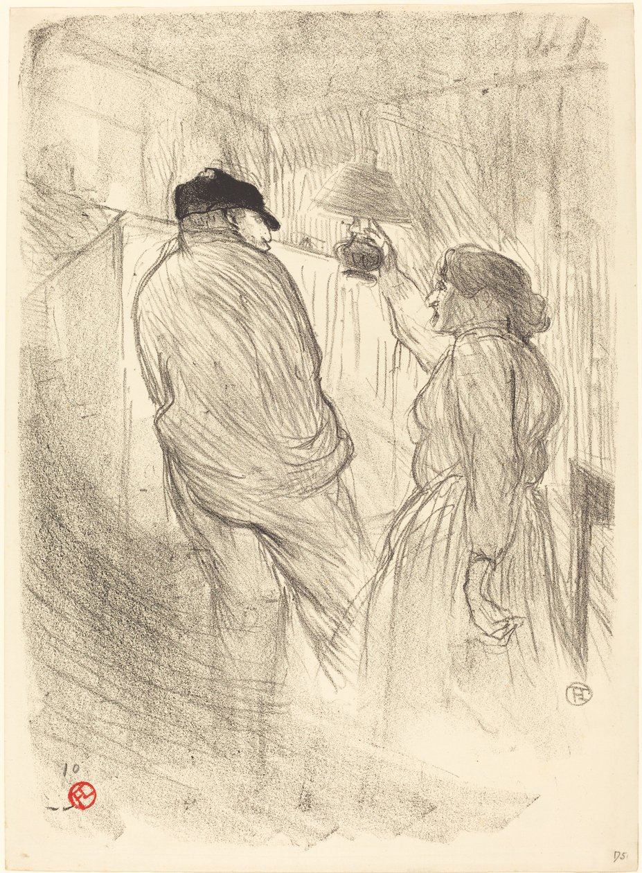 In het Théâtre-Libre: Antoine in "L