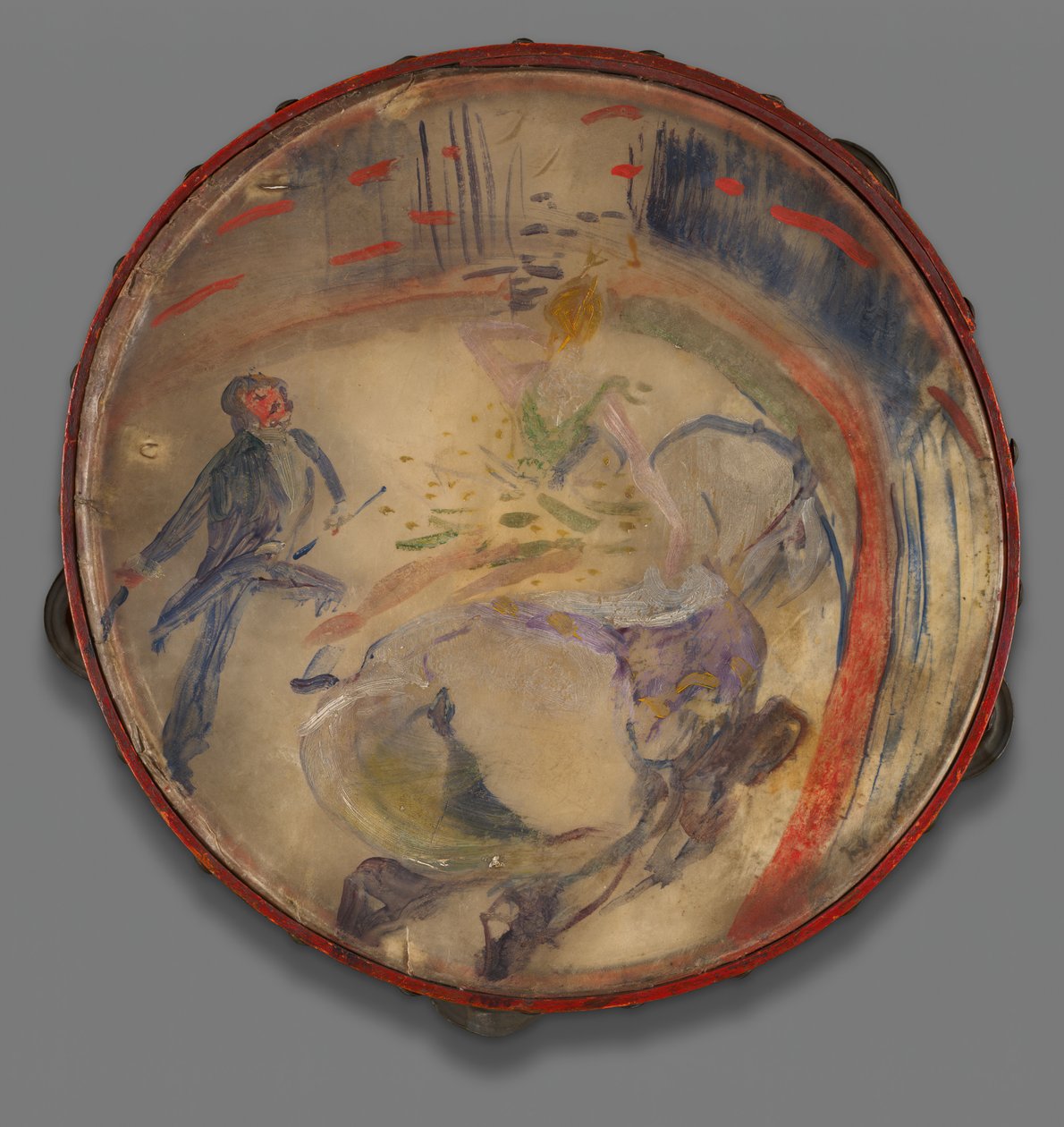 In het circus: Écuyère door Henri de Toulouse Lautrec