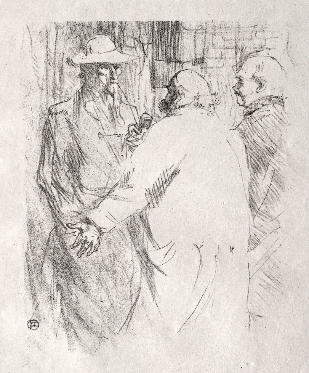 Aan de Voet van de Sinaï: Clemenceau in Busk door Henri de Toulouse Lautrec