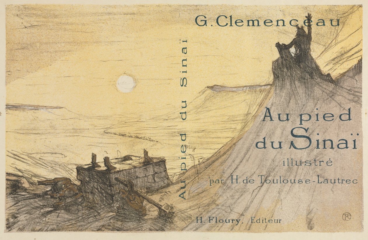 Aan de voet van de Sinaï: Omslag, 1898 door Henri de Toulouse Lautrec