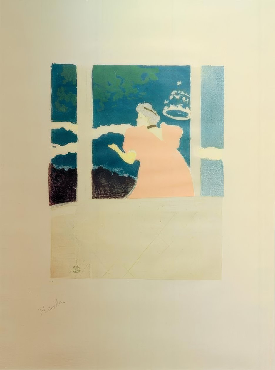 Bij de ambassadeurs door Henri de Toulouse Lautrec