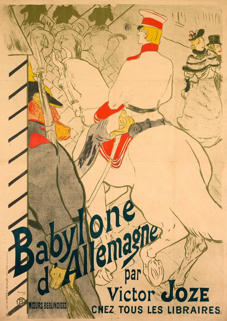 Babylon in Duitsland door Henri de Toulouse-Lautrec