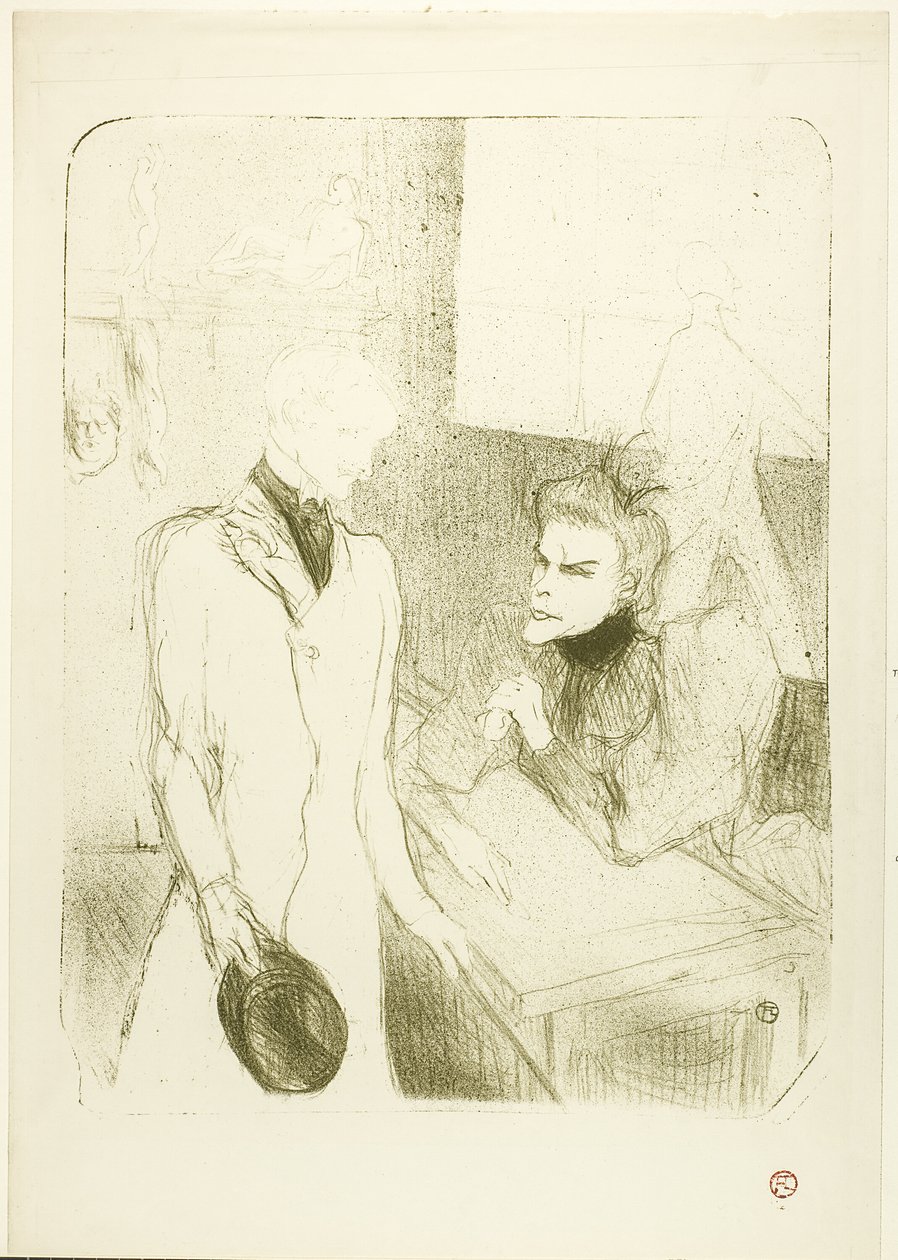 Brandès en le Bargy, in Les Cabotins door Henri de Toulouse Lautrec