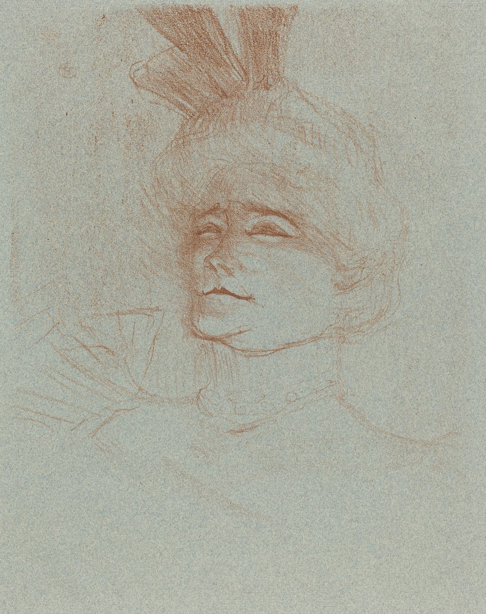 Buste van Mlle. Marcelle Lender, Driekwart Gedraaid Mlle. Marcelle Lender en buste..., 1898 door Henri de Toulouse Lautrec