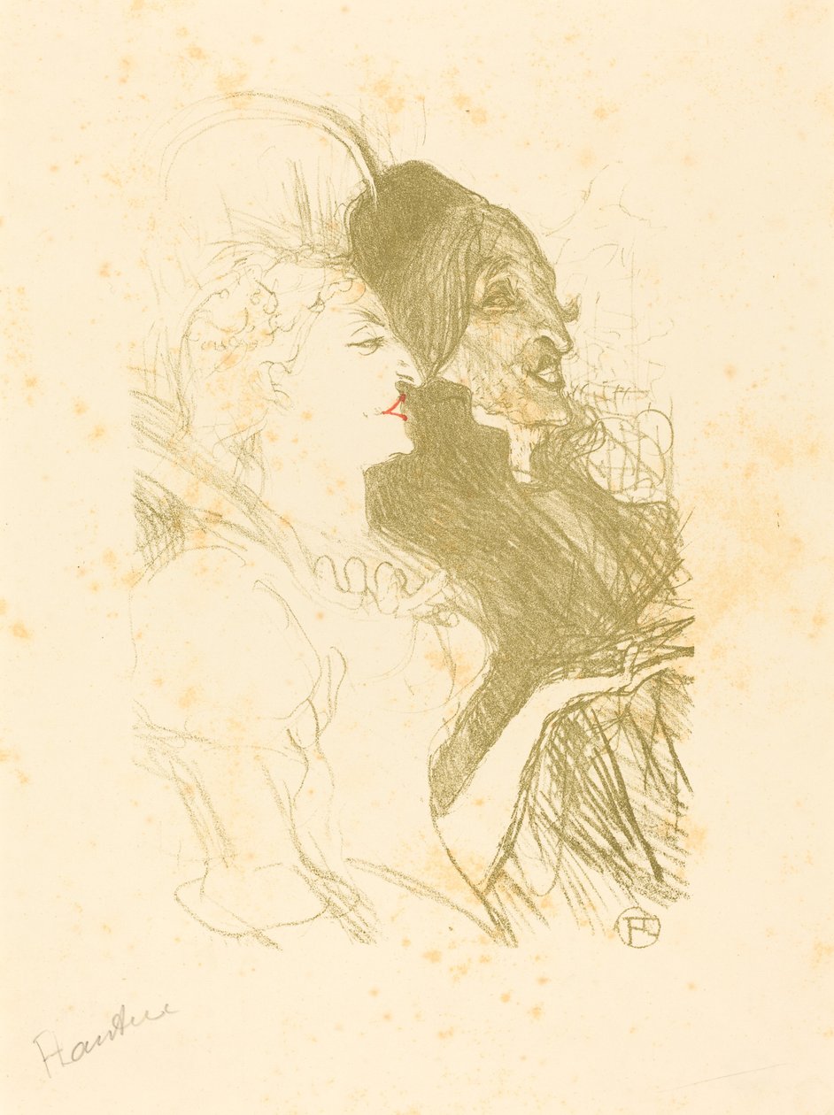 Carnaval, 1894 door Henri de Toulouse Lautrec