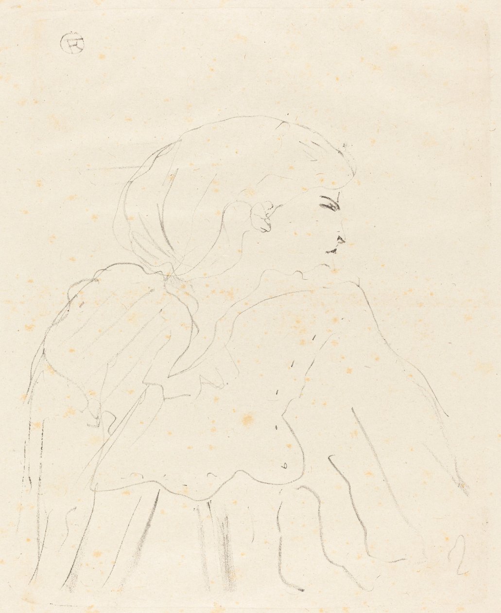 Cassive, 1896 door Henri de Toulouse Lautrec