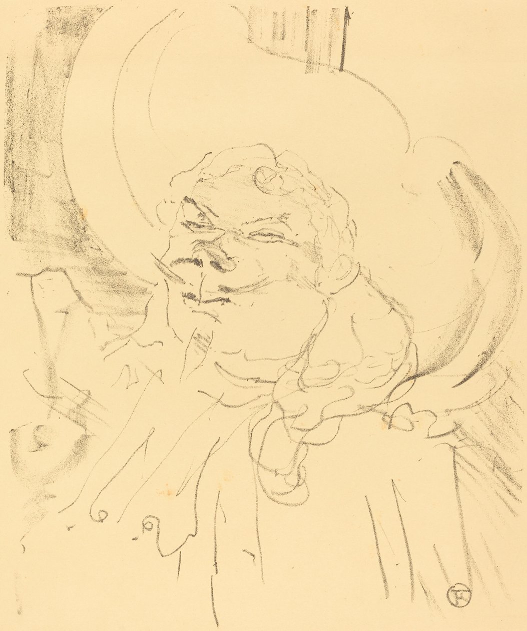 Coquelin de Oudere door Henri de Toulouse Lautrec