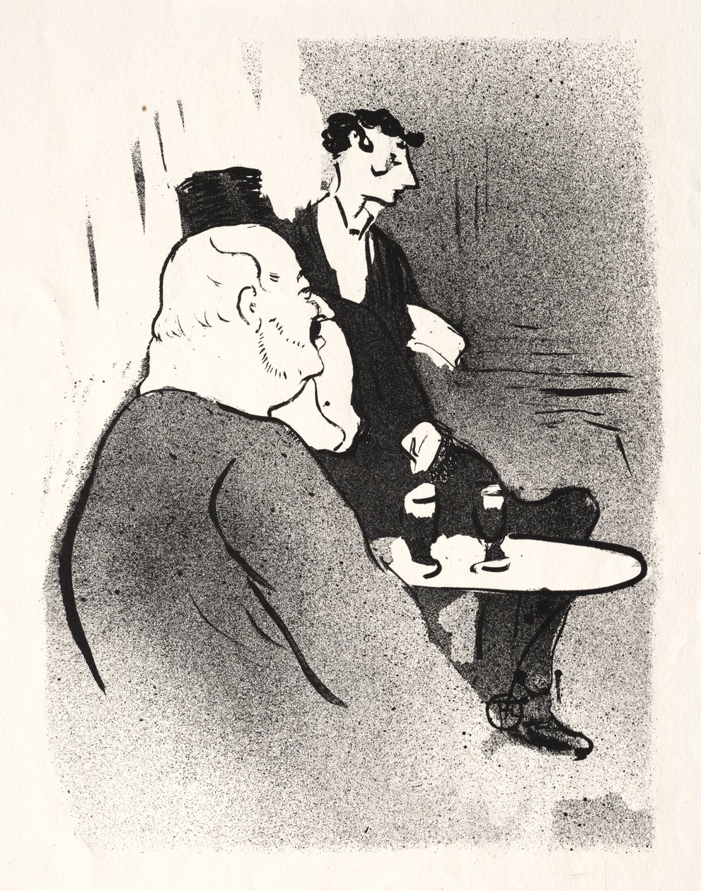 Ducarre aux ambassadeurs door Henri de Toulouse Lautrec