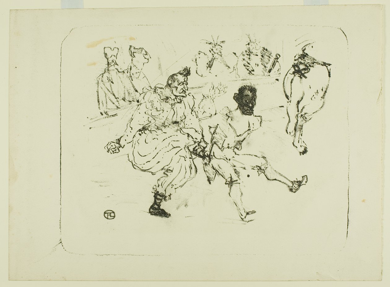 Footit en Chocolat door Henri de Toulouse Lautrec