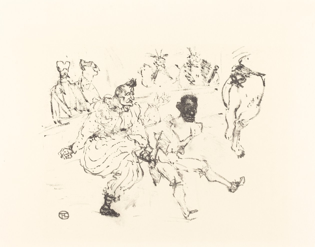Footit en Chocolat door Henri de Toulouse Lautrec