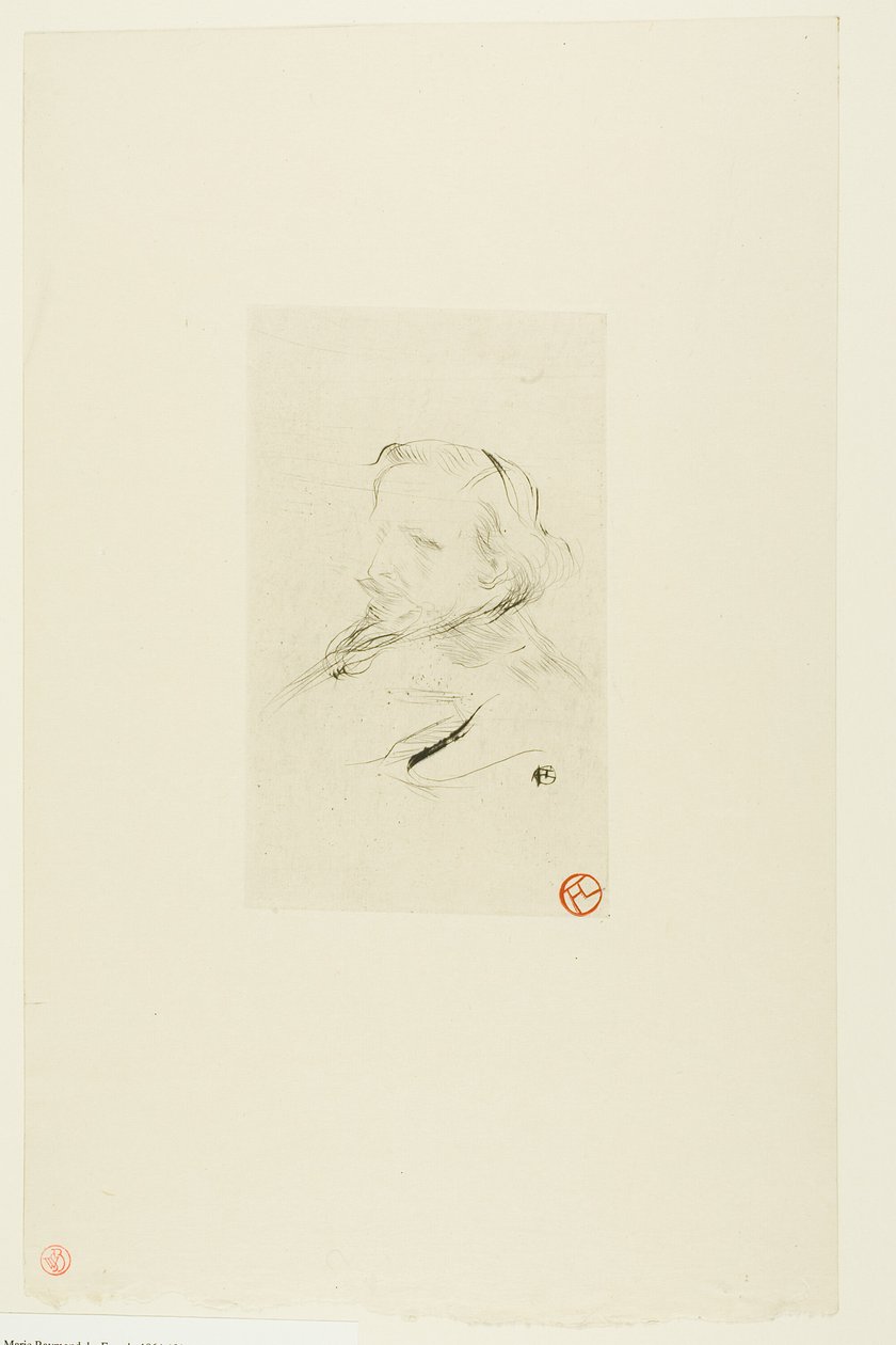 Francis Jourdain door Henri de Toulouse Lautrec