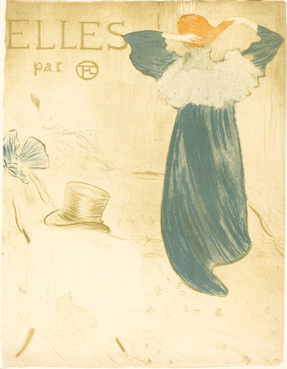 Frontispice voor Elles door Henri de Toulouse-Lautrec