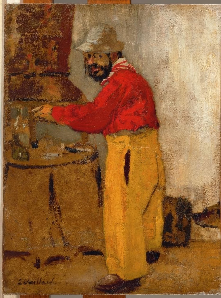 Henri de Toulouse-Lautrec, in Villeneuve sur Yonne, bij de Natansons door Henri de Toulouse Lautrec