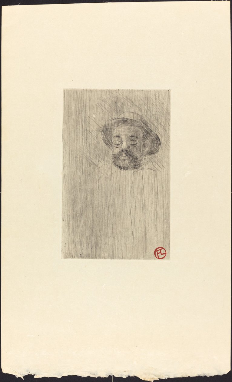 Henry Somm door Henri de Toulouse Lautrec