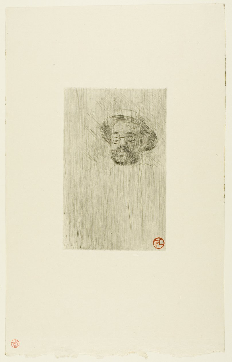 Henry Somm door Henri de Toulouse Lautrec