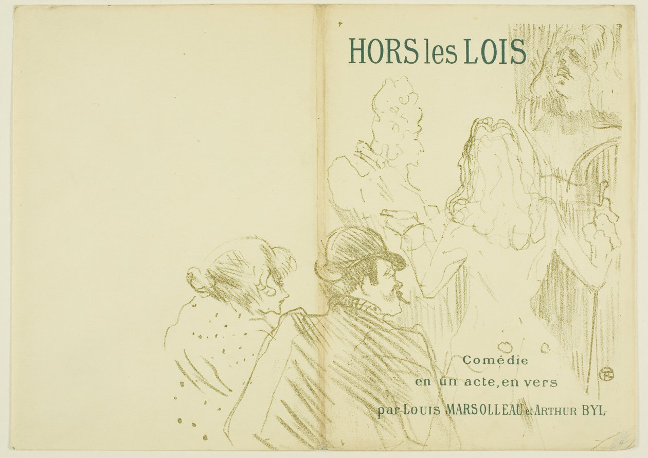Hommage aan Molière door Henri de Toulouse Lautrec